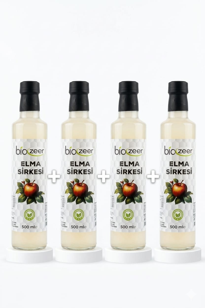ELMA SİRKESİ 4 ADET 500 ML