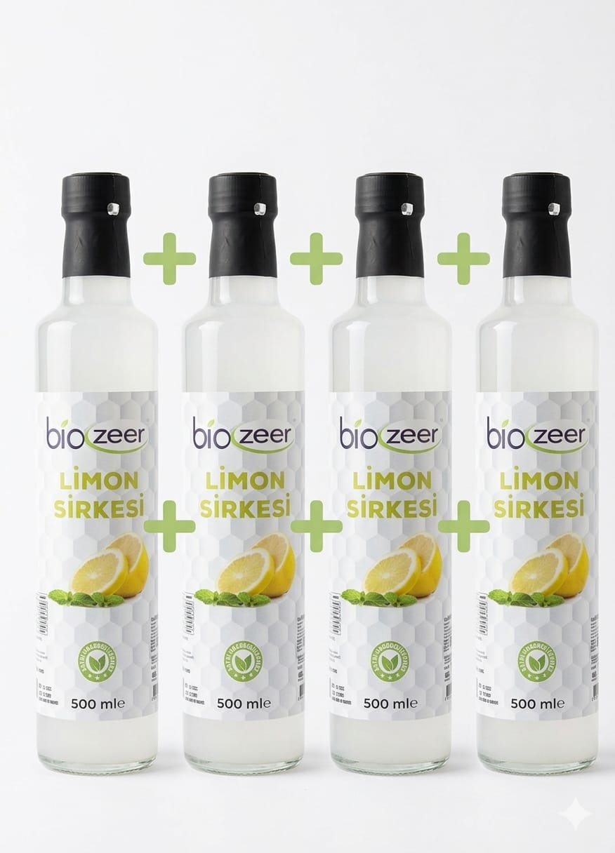 LİMON SİRKESİ 4 ADET 500 ML