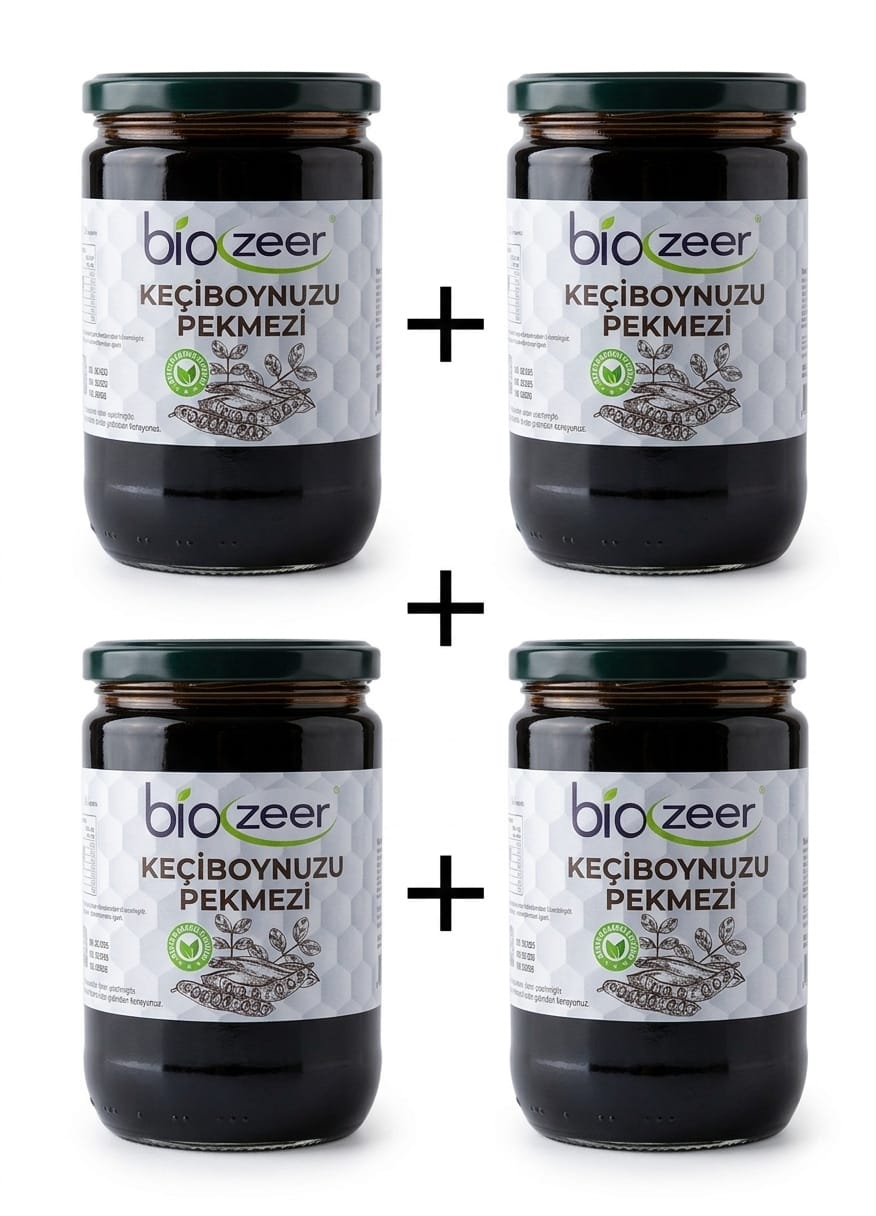 KEÇİBOYNUZU PEKMEZİ 4 ADET 800 GR 