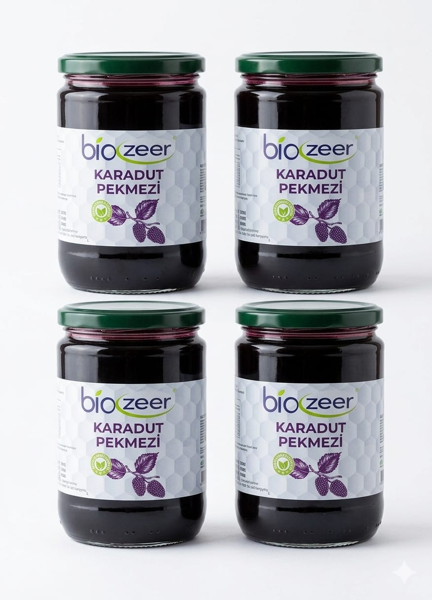 KARADUT PEKMEZİ 4 ADET 800 GR